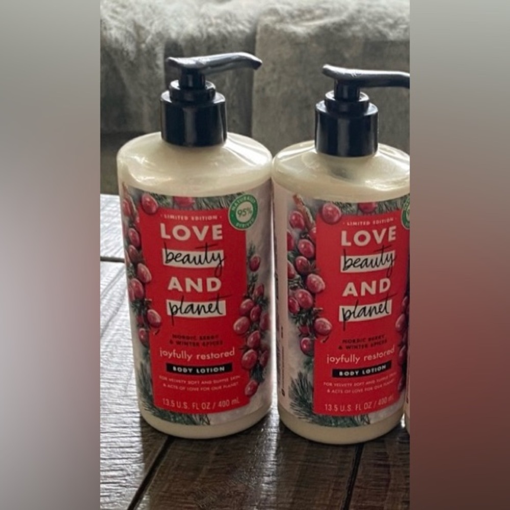 Love beauty and planet limited edition lotion